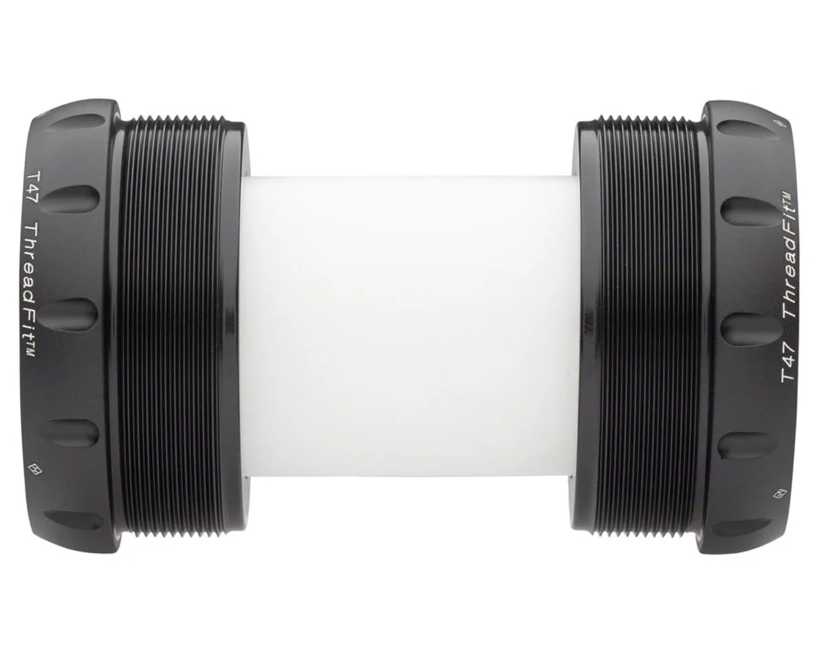 Chris King ThreadFit T47 30x Bottom Bracket w/Fit Kit 5 (Matte Jet) (T47 External) (For 30mm Spindles)